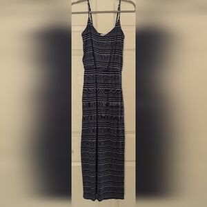 Velvet Torch | Size XS | Blue Striped Maxi Dress